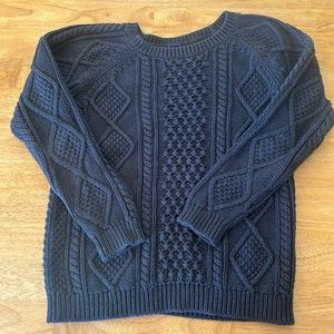 Gap women’s fisherman sweater S